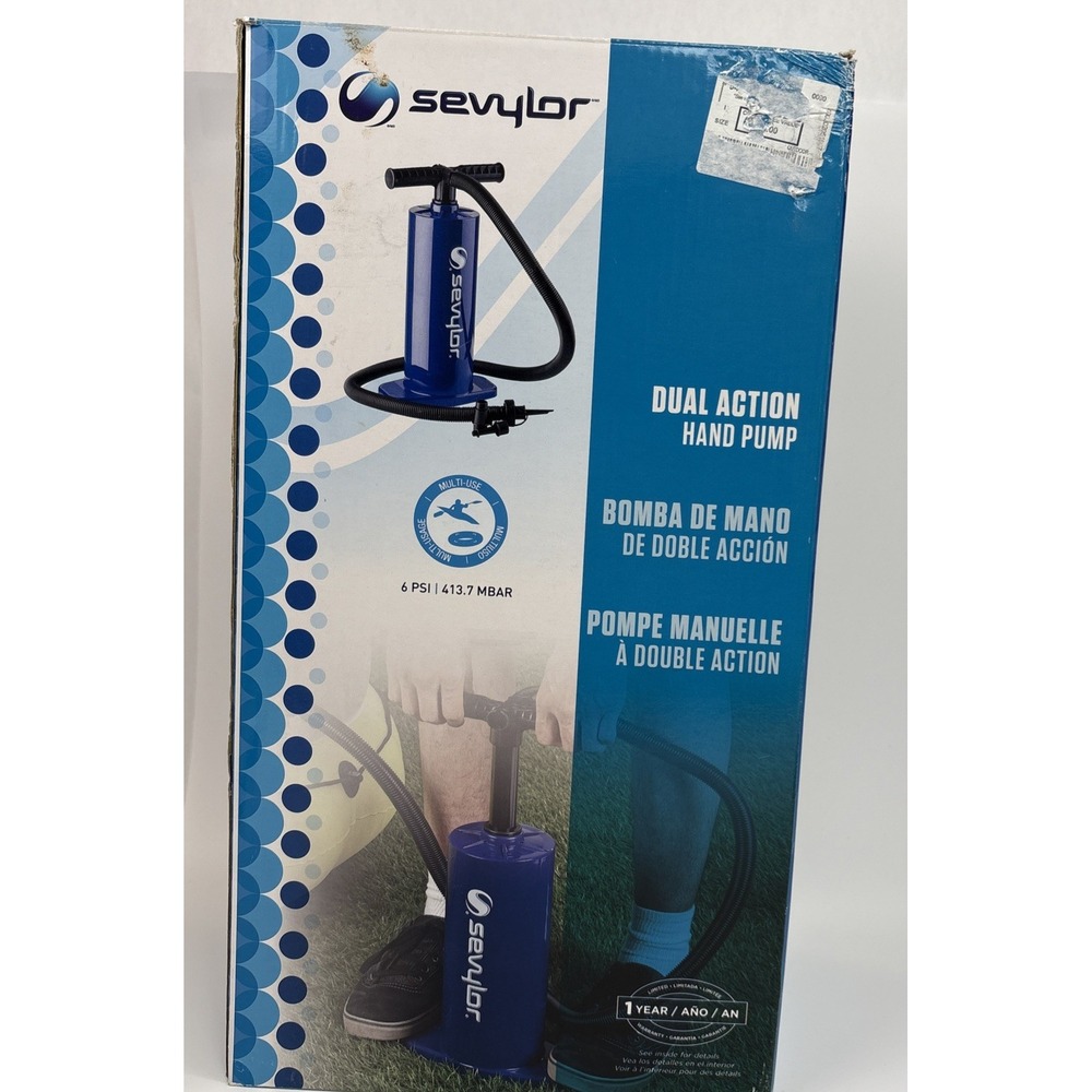 Sevylor Coleman Handpump (Blue) Open Box/tested Working